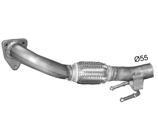 G2459 - AUDI A3 - 1.9D DIESEL - ГИБКИЙ СОЕДИНИТЕЛЬ, ГЛУШИТЕЛЬ