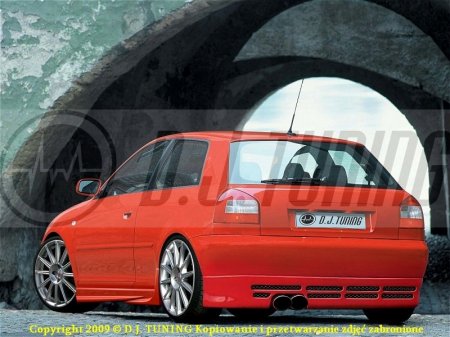 AUDI A3 8L *ЮБКА ЗАДНЕГО БАМПЕРА*DJ-TUNING