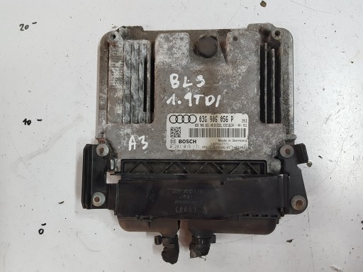 03G906056P 0281015171 - AUDI A3 8P LIFT 08-12 1.9 TDI BLS ДВИГАТЕЛЬ КОМПЬЮТЕР 03G906056P