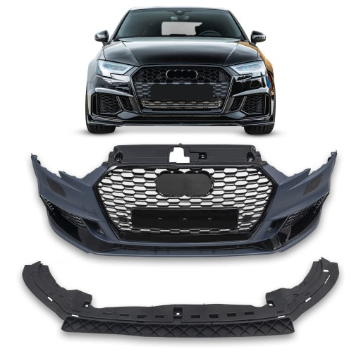AUDI A3 8V 2017-2020 СЕДАН ПІСЛЯ ПІДНЯТОГО КУЗОВНОГО НАБОРУ СТИЛІНГ ПАКЕТ ДЛЯ RS3