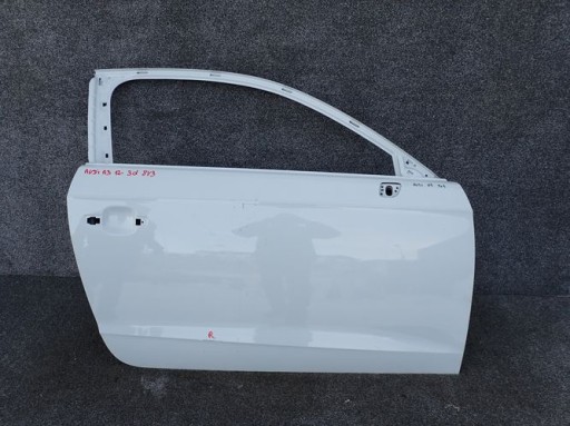 Audi a3 8v 3d 12- права передня фронт