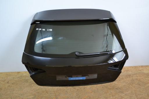 AUDI A3 8V HB ЗАДНЯЯ КРЫШКА БАГАЖНИКА С ОКНОМ LY9B