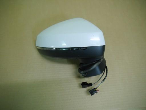 8V5857410 - AUDI A3 8V ДЗЕРКАЛО ПРАВЕ 6+2 PIN LS9R СЕДАН