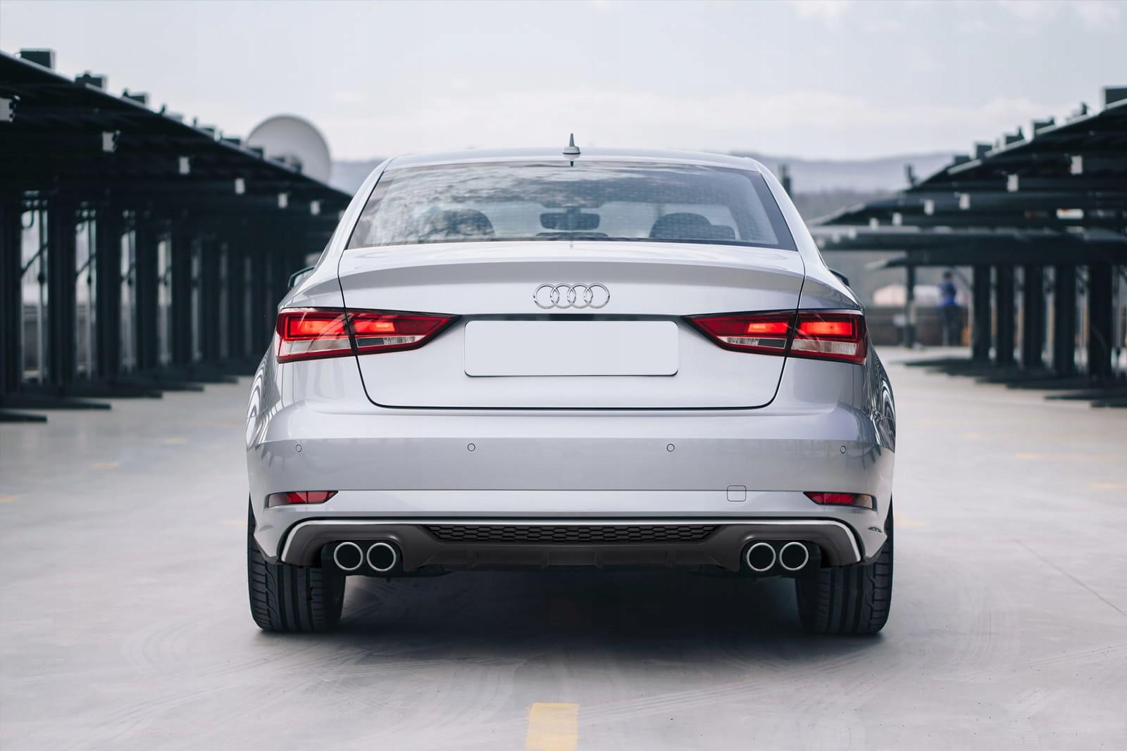 Audi A3 8V седан 17-20 диффузор заднего бампера