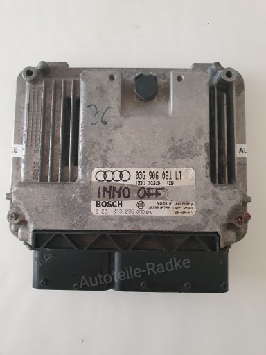 03G906021LT 0281013296 - AUDI A3 LEON 1.9TDI BLS 03G906021LT 0281013296 ЭБУ КОНТРОЛЛЕРА ИММО ВЫКЛ.