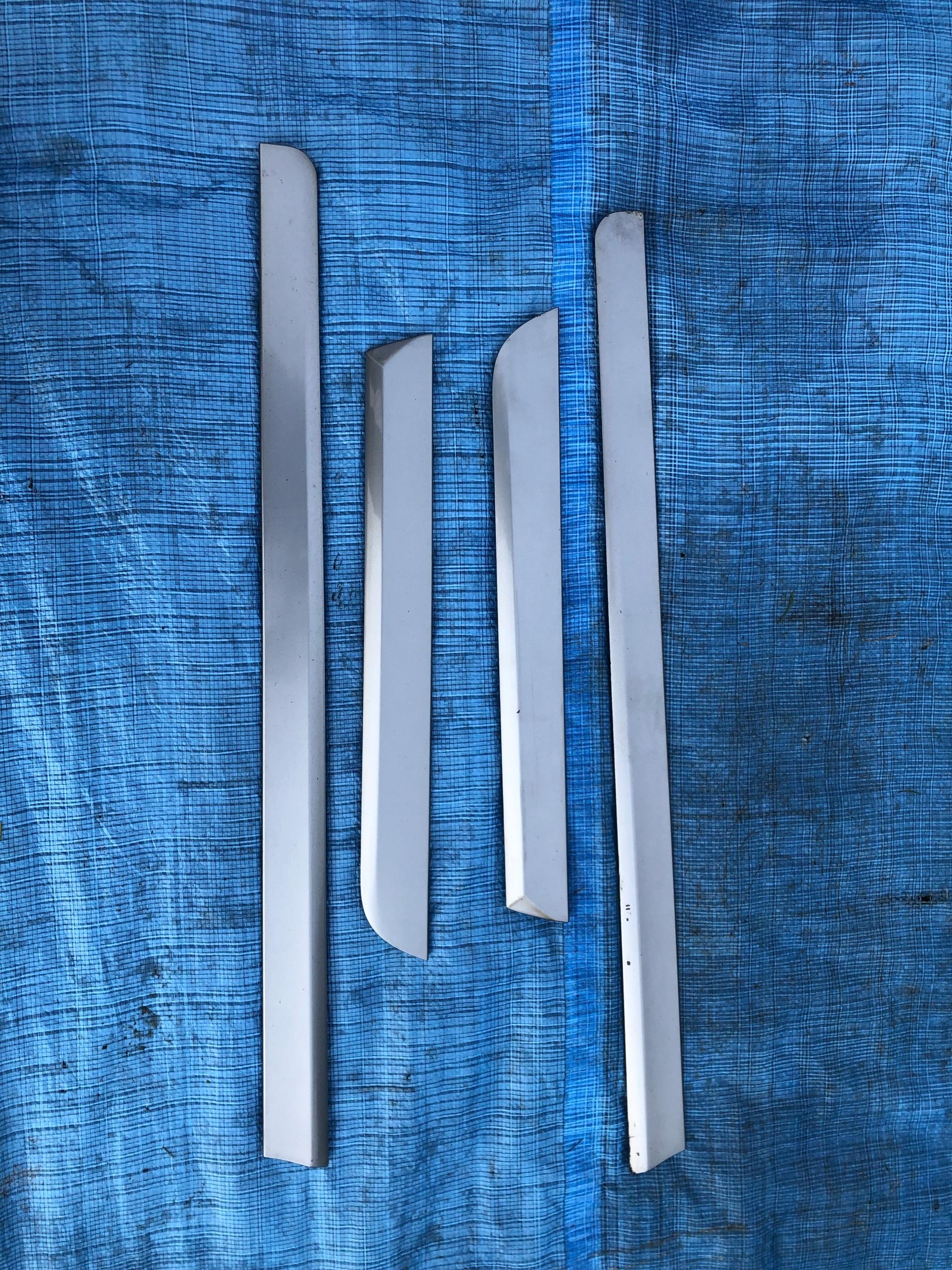 AUDI A4 B7 нижняя планка двери молдинги комплект LX7G