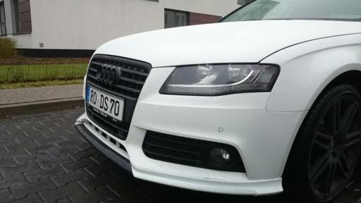 PRZÓD A4 B8 TFB TUNING - СПОЙЛЕР ПЕРЕДНЕГО БАМПЕРА AUDI A4 B8 2007-11