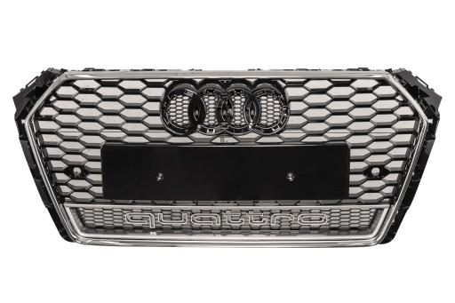 AUDI A4 B9 16-19 решетка гриль стайлинг на RS4