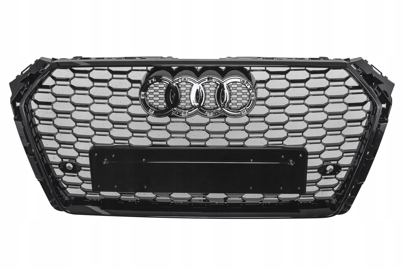 Ауді А4 В9 2016-19 гриль стайлінг на RS4 чорний