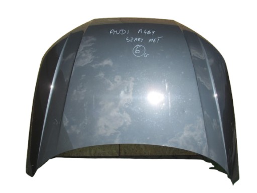 Audi a4 b9 8w 16- крышка капота серый металлик 8w0823029a