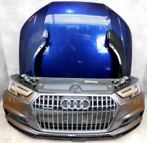 AUDI A4 B9 8W ALLROAD PRZÓD ZDERZAK LAMPY MASKA BŁOTNIKI PAS FULL LED - AUDI A4 B9 8W ALLROAD ПЕРЕДНИЙ БАМПЕР ЛАМПИ МАСКА КРИЛА FULL LED РЕМІНЬ