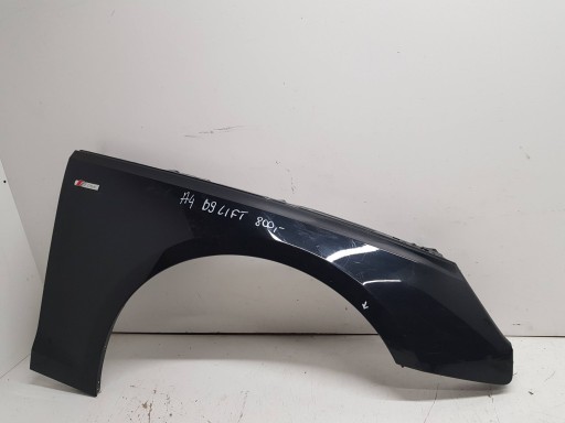 A4B9LIFT - Audi A4 B9 8W підйомний правий передній крило Фендер Фендер