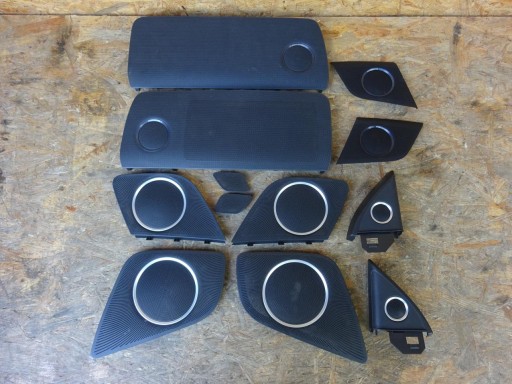 8T0035406D 8T0035405D - AUDI A5 8T 3D РЕШЕТКИ НАКЛАДКИ НА ДИНАМИКИ B&O BANG OLUFSEN КОМПЛЕКТ