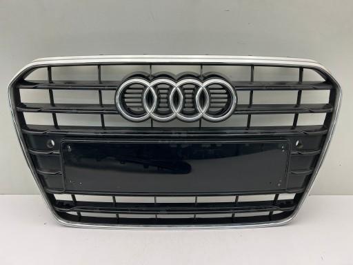 8K0853651E 8K0807233G - Гриль решетка бампера лифт AUDI A4 B8 15R