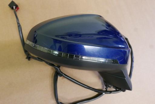 8W6 - AUDI A5 8W ДЗЕРКАЛО ПРАВЕ 6 PIN LX5Q КУПЕ