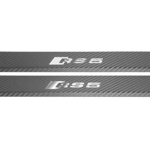 AUDI A5 B9 RS5 Накладки на пороги Нержавеющая сталь 304 Отделка Carbon