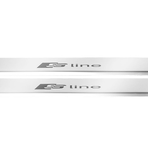 AUDI A5 B9 SLINE Накладки на пороги з нержавіючої сталі 304