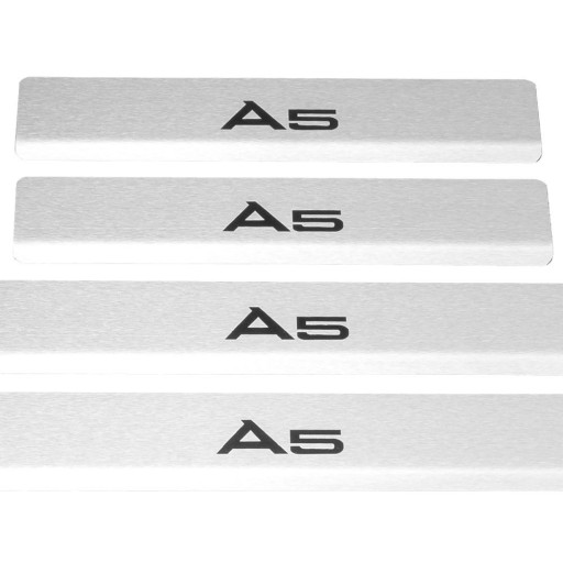 AUDI A5 B9 Sportback Накладки на пороги з нержавіючої сталі 304, чорні, матові