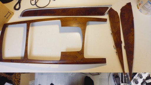 AUDI A6 C6 ДЕКОРАЦІЇ ТУНЕЛЬНІ СМУГИ ДЕРЕВО 4C7 КОМПЛЕКТ ЄВРОПА