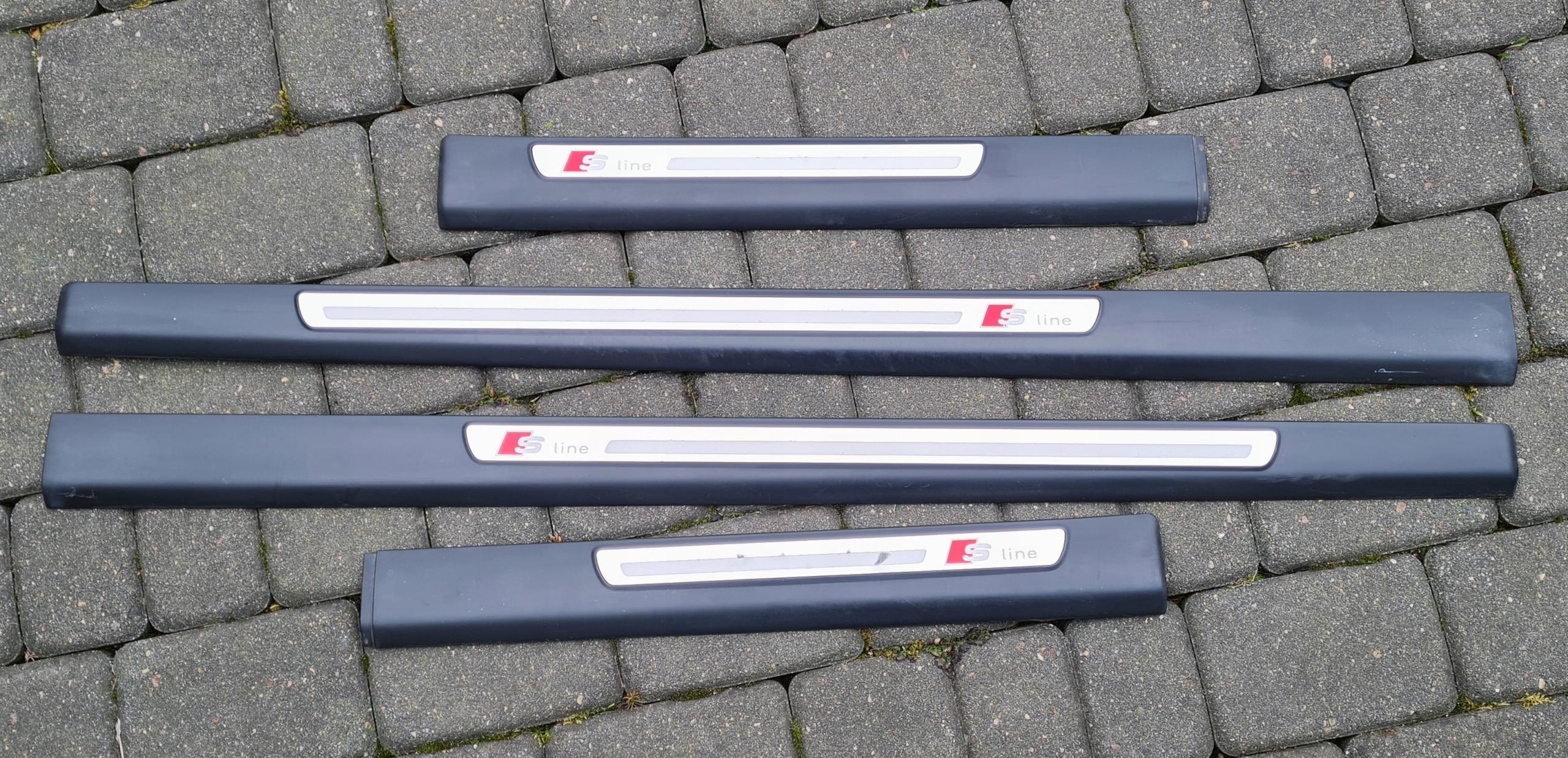 AUDI A6 C6 боковые юбки нижние S-LINE KPL