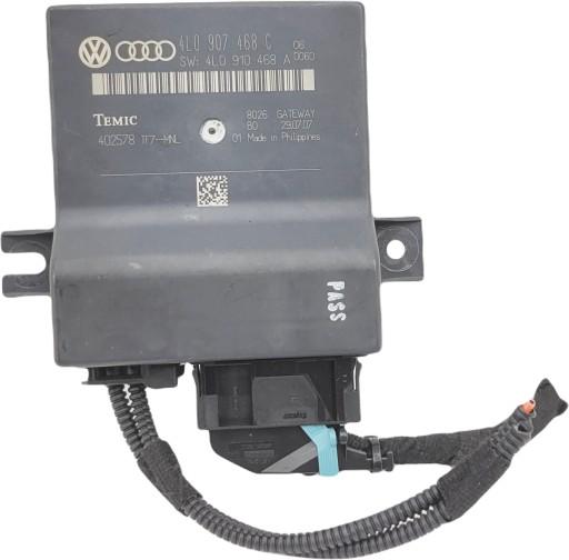 AUDI A6 C6 Q7 4L MODUŁ STEROWNIK GATEWAY 4L0907468C - AUDI A6 C6 Q7 4L МОДУЛЬ КОНТРОЛЛЕРА ШЛЮЗА 4L0907468C