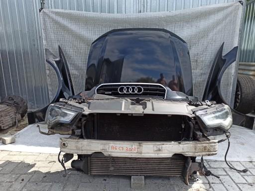 AUDI A6 C7 11-14 ZDERZAK KOMPLETNY PRZÓD BŁOTNIKI MASKA PAS 3.0 TDI LY9B - AUDI A6 C7 11-14 БАМПЕР КОМПЛЕКТ ПЕРЕДНІ КРИЛА МАСКА РЕМЕНЬ 3.0 TDI LY9B