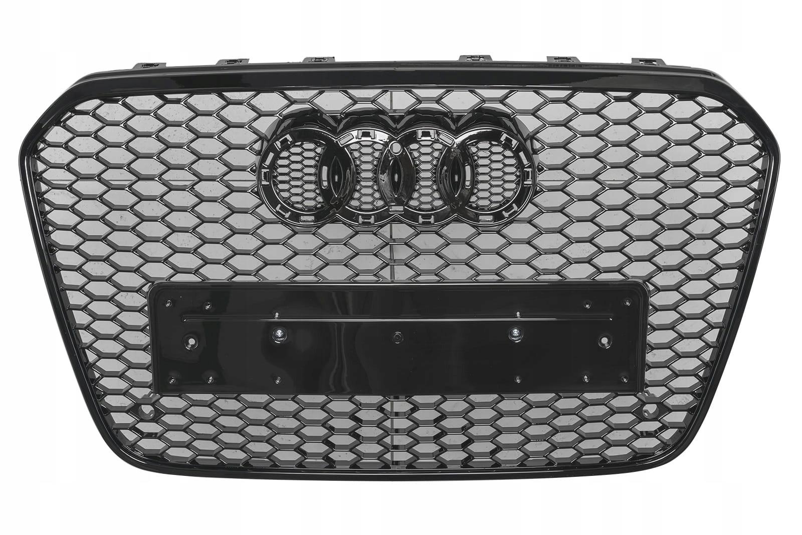 AUDI A6 C7 12-15 гриль стайлінг на RS6 чорний