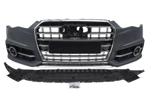 AUDI A6 C7 2016-2018 стайлінг на S6 обвіс