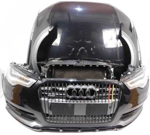 AUDI A6 C7 4G ALLROAD KOMPLETNY PRZÓD ZDERZAK LAMPY MASKA PAS LZ9Y FULL LED - AUDI A6 C7 4G ALLROAD КОМПЛЕКТ ПЕРЕДНИЙ БАМПЕР ЛАМПИ РЕМІНЬ КАПОТ LZ9Y FULL LED