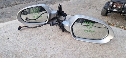 AUDI A6 C7 4G ДЗЕРКАЛО 14PIN 10PIN LX7W ЛІВИЙ ПРАВИЙ НАБІР ЄВРОПА