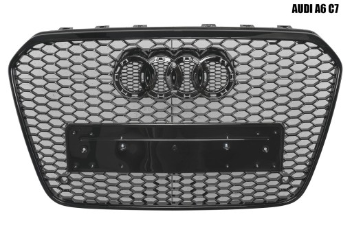 AUDI A6 C7 РЕШІТКА РАДІАТОРА RS6 СТИЛЬ ЧОРНА