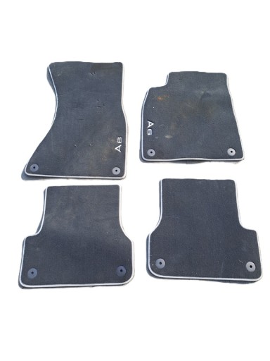 AUDI A6 C7 КОМПЛЕКТ КИЛИМКІВ ПЕРЕДНІ ЗАДНІ ОКСАМИТНІ ОРИГ