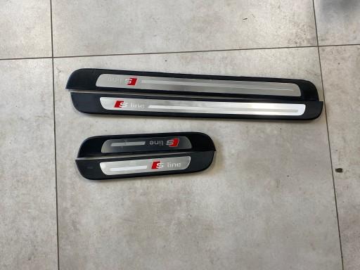 AUDI A6 C7 бічні спідниці S-LINE комплект