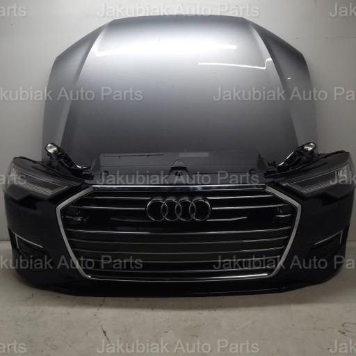 AUDI A6 C8 4K ПОЛНОСТЬЮ СВЕТОДИОДНЫЙ КАПОТ ПОЛНАЯ ПЕРЕДНЯЯ ЧАСТЬ
