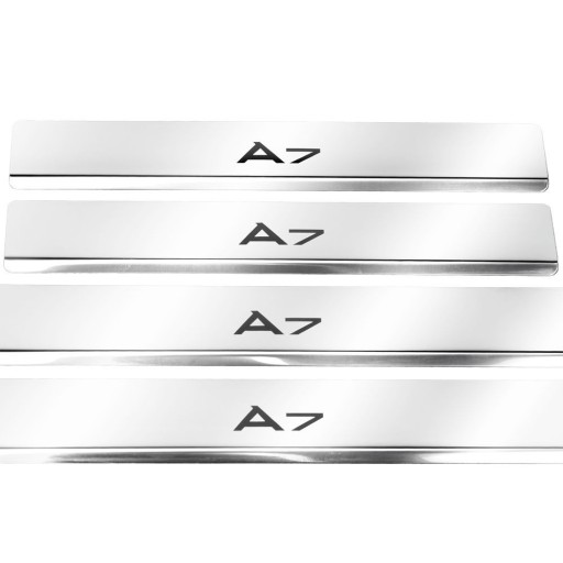 AUDI A7 4G9 Накладки на пороги з нержавіючої сталі 304, глянцева деталь