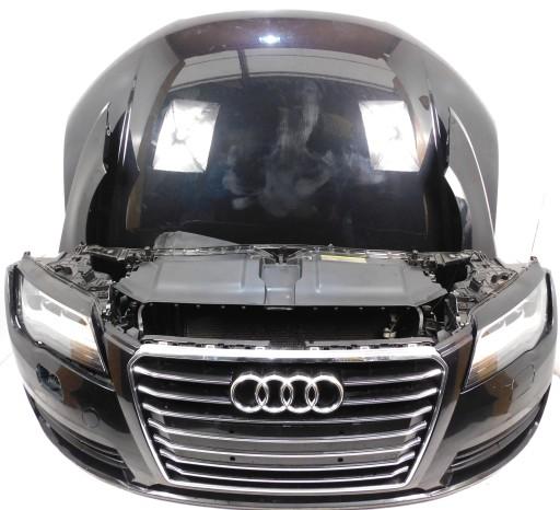 AUDI A7 C7 4G8 КОМПЛЕКТ ПЕРЕДНЬОГО БАМПЕРА ЛАМПИ РЕМІНЬ КАПОТУ LZ9Y FULL LED