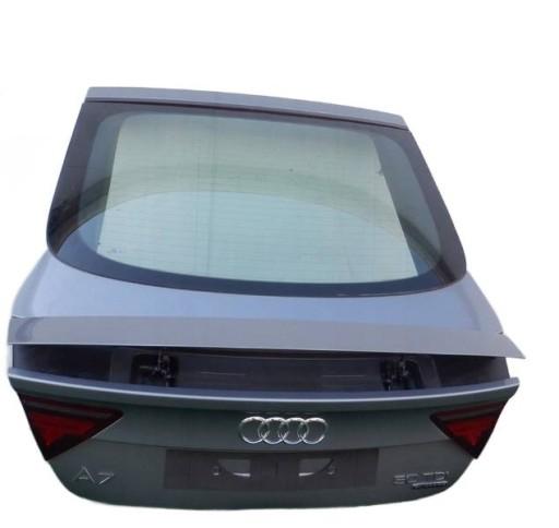 8 - AUDI A7 ПОДЪЕМ ЗАДНЕЙ ДВЕРИ СЕРЫЙ LX7P