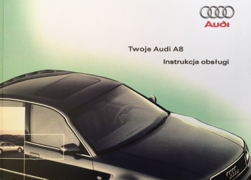 AUDI A8 D2 Польша руководство по эксплуатации новый 94-2002