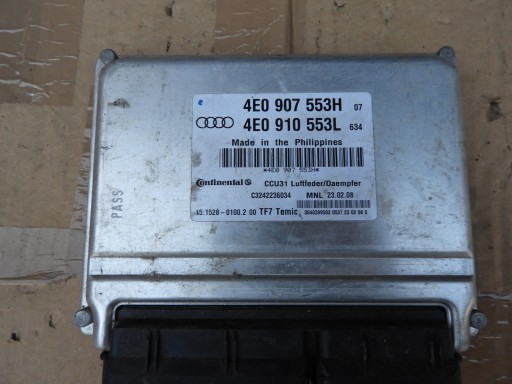 4E0910553L - AUDI A8 D3 модуль управления подвеской 4E0907553H