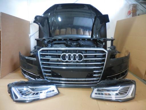 4H0 - AUDI A8 D4 ПОЛНЫЙ ПОДЪЕМ ПЕРЕДНЕЙ МАТРИЦЫ LY8X