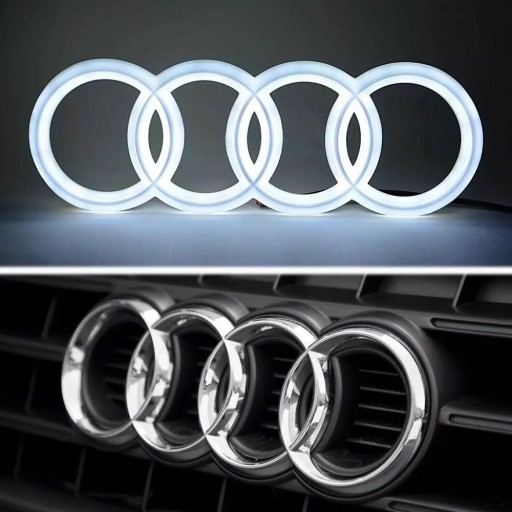 87563745901 - AUDI СВІТЛОДІОДНА ЕМБЛЕМА ЛОГОТИПУ НА ДИНАМІЧНІЙ СІТЦІ -