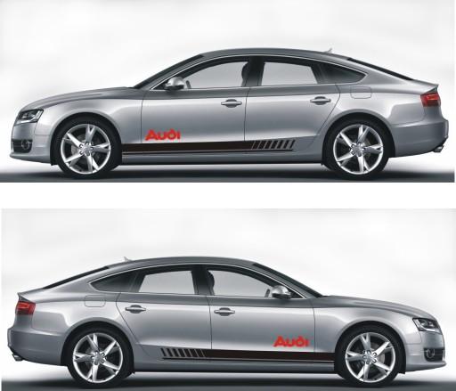 AUDI ремни 180 см тюнинг наклейки разных цветов