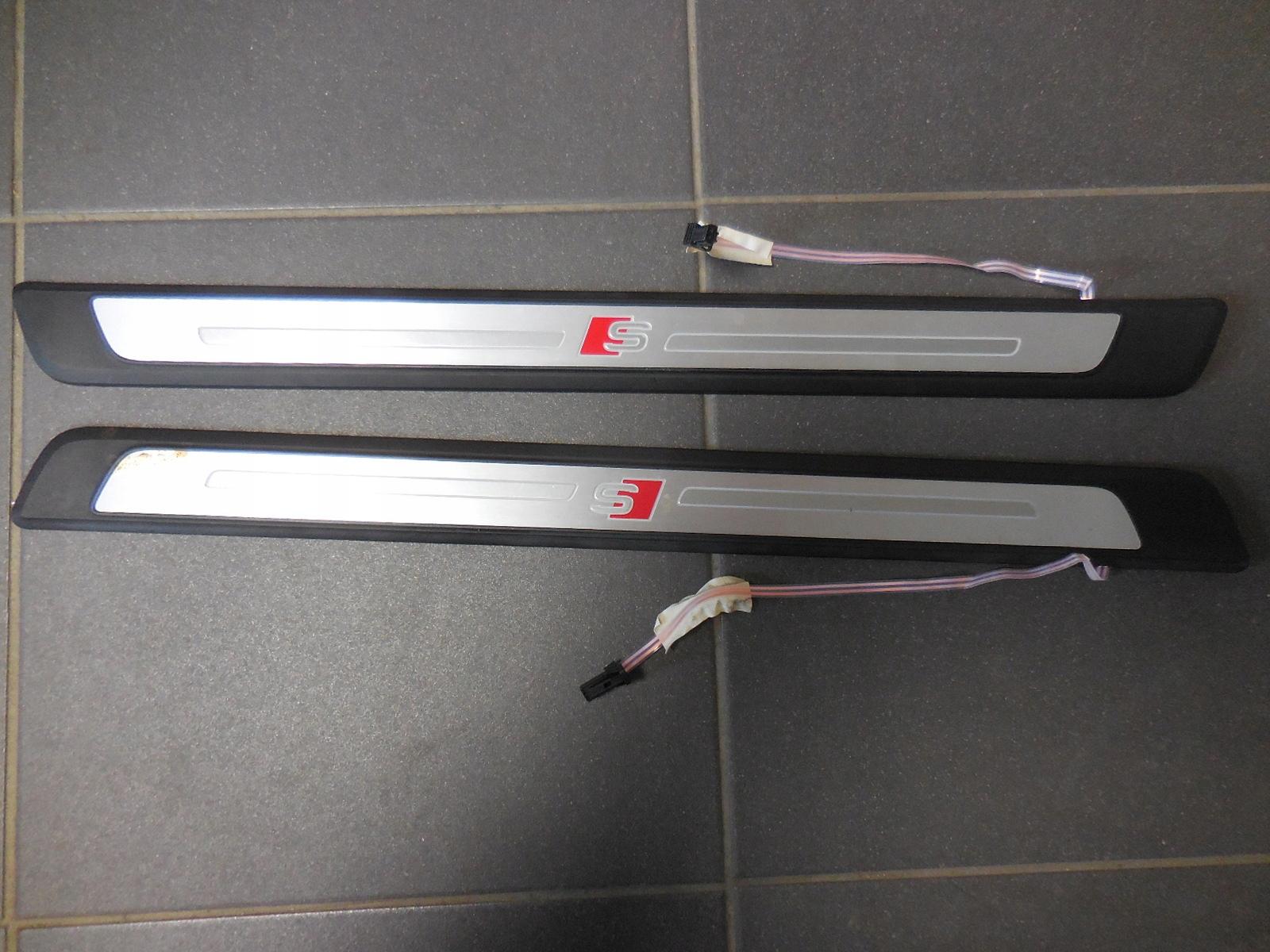 AUDI Q2 A3 S3 S-LINE накладка на поріг з підсвічуванням