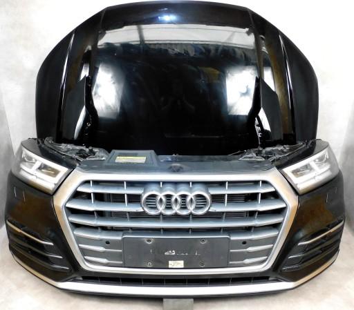 AUDI Q5 80A S LINE PRZÓD ZDERZAK LAMPY MASKA PAS BŁOTNIKI FULL LED - AUDI Q5 80A S LINE ПЕРЕДНИЙ БАМПЕР ЛАМПИ КАПОТ РЕМІНЬ КРИЛА FULL LED