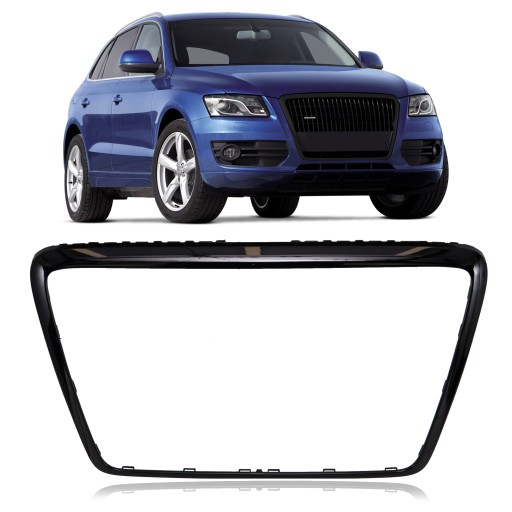AUDI Q5 8R 2008-2012 ДО ФЕЙСЛИТФИНГА ЧЕРНАЯ РАМА Решетка радиатораA 8R0853651C