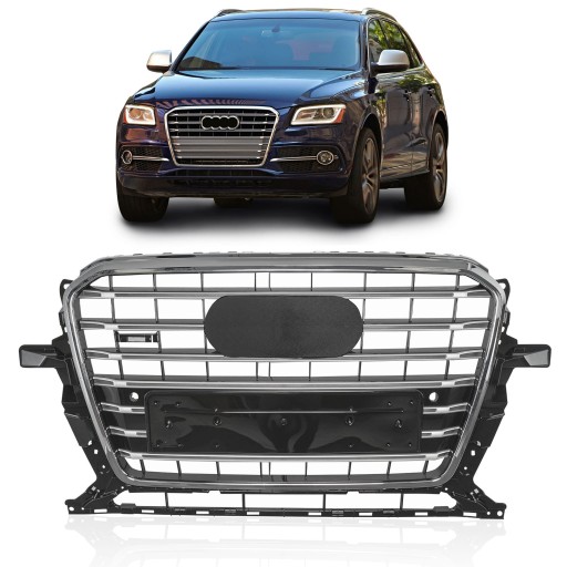 AUDI Q5 8R 2012-2017 Решетка S-LINE СТАЙЛИНГ ХРОМ
