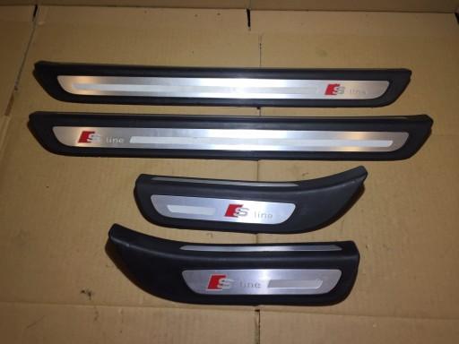 8R0853375 8R0853374 - AUDI Q5 8R боковые юбки комплект S-LINE 8R0853376