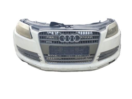 AUDI Q7 4L ПЕРЕДНИЙ РЕМЕНЬ ПЕРЕДНИЙ БАМПЕР КОМПЛЕКТ ЛАМП