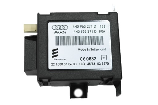 AUDI Q7 4M STEROWNIK MODUŁ WEBASTO 4H0963271D - AUDI Q7 4M МОДУЛЬ КОНТРОЛЛЕРА WEBASTO 4H0963271D