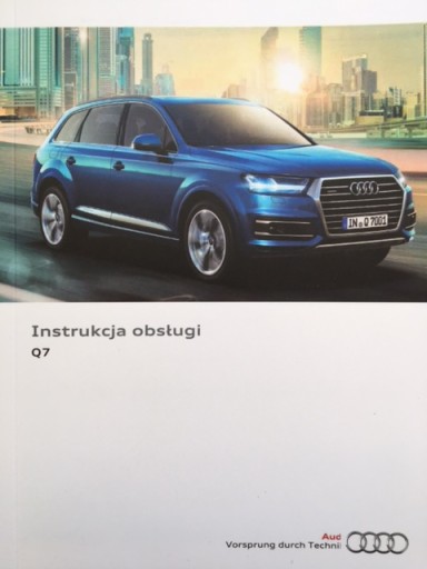 AUDI Q7 II 15-19 Польша руководство пользователя + навигация